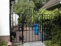 Unusual Gate and Side Panels
